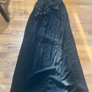 Chic Black Maxi Tube Top Dress